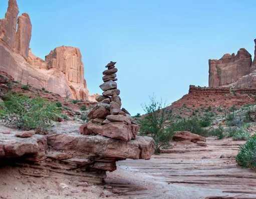Photo from onlinecameraed.com (A cairn marking a mountain summit in Graubünden, Switzerland)