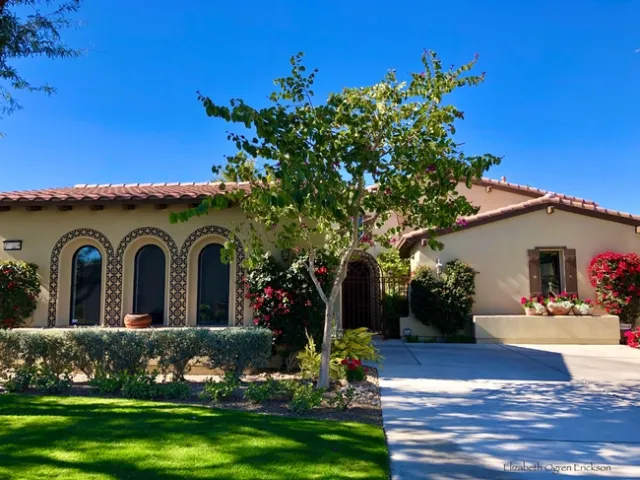 One action Climate Stewards propose to save water in the desert is to replace turfgrass with native plants if the area is not used for recreation. Photo by Elizabeth Ogren Erickson