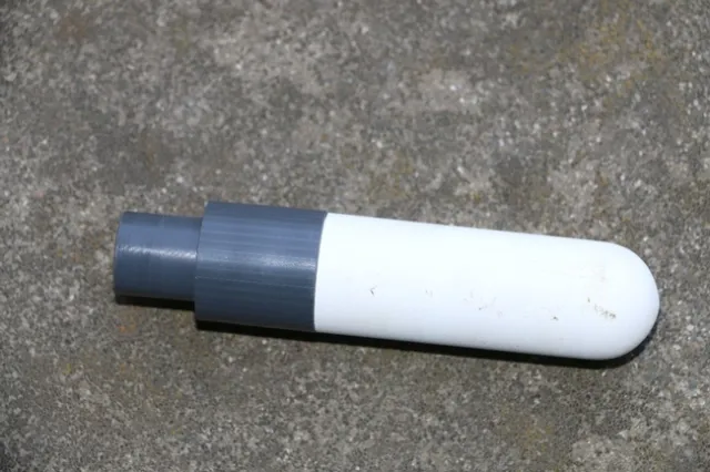 Fig. 1 This newly designed ceramic cup (Part #Y2630C) can be bonded to the PVC shaft using standard PVC primer and cement.