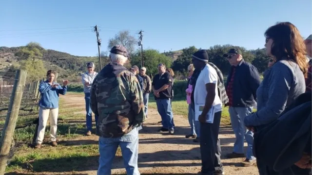 Healthy Soils Demonstration Project field day in Bonsall, CA