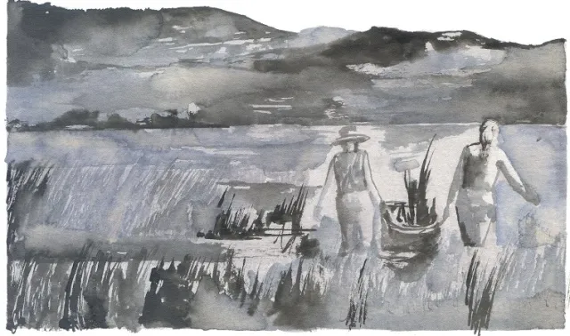 Painting by Obi Kaufmann