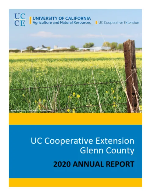 Glenn County UC Cooperative Extension Annual Report 2020