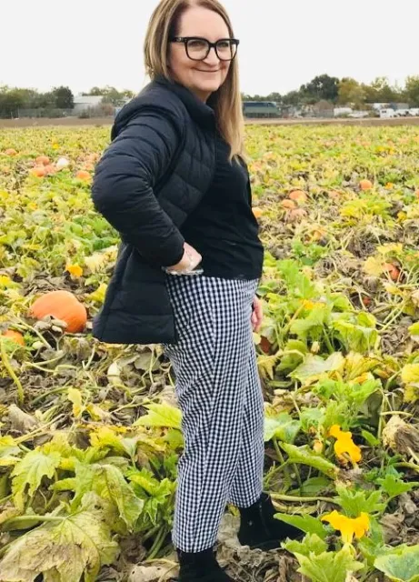 gail at pumpkins solo (1)