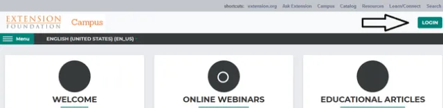 Extension Campus log in