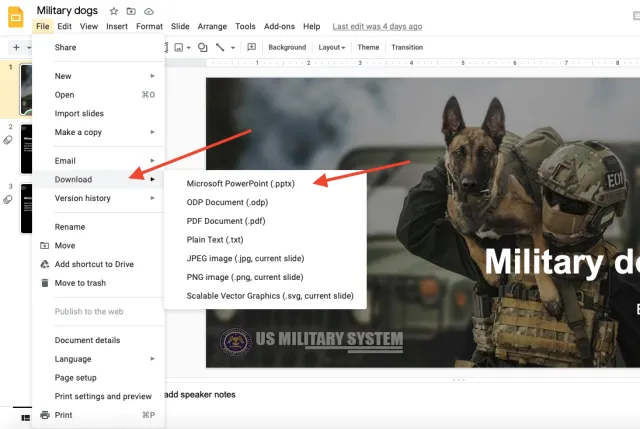 Google Slides Conversion Help Image