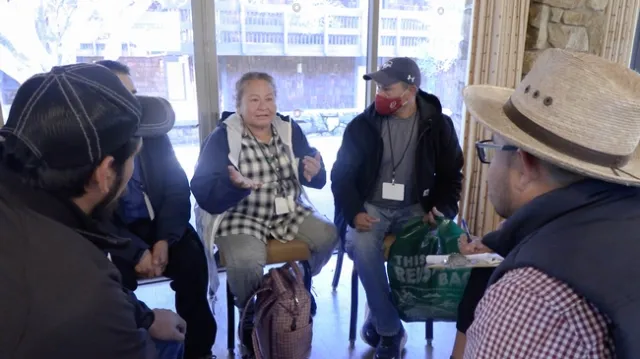 María Inés Catalán en la conferencia de EcoFarm