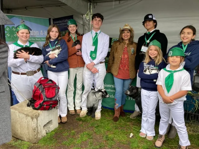 Senator Marie Alvarado-Gil with 4H