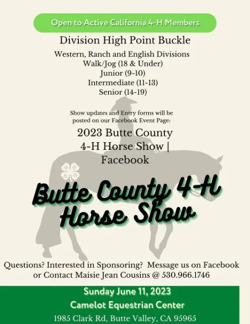 2023 Horse Show Flyer