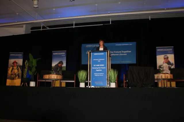 Opening session 2023 ANR Conference. Secretary Karen Ross.