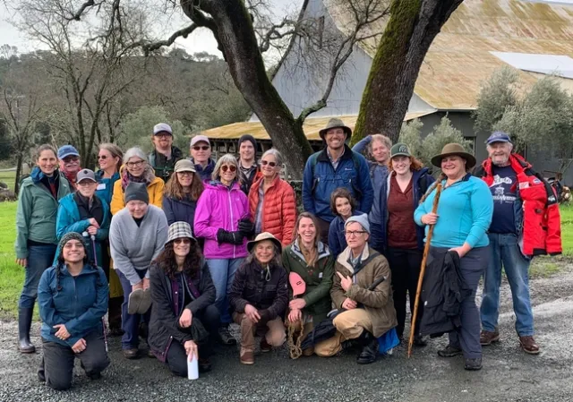 Napa County Forest Stewardship Workshop participants gather during the series' in person field day. Photo credit: Kim Ingram.