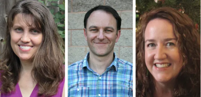 Composite of three headshots