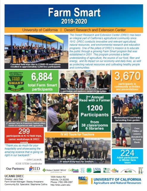 2019-2020 Farm Smart Annual Report Picture