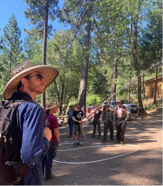 Vista desde un recorrido por un bosque del condado de Lake. Photo by Kim Ingram.