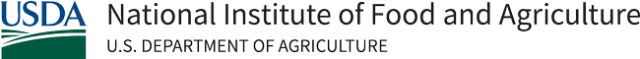 USDA logo with NIFA signature lockup