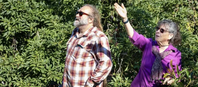 Eric Focht, left, and Mary Lu Arpaia