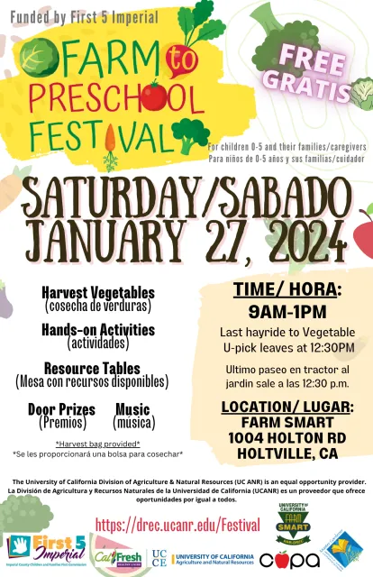 2024 Farm-to-Preschool Flyer