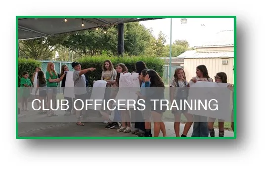 CLUB OFFICERS TRAINING
