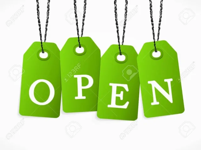 Open sign