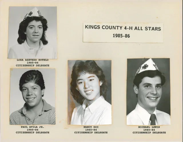 Kings Co. 4-H All Star 1985-86