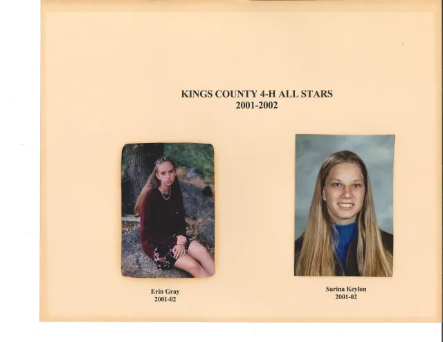 Kings Co. 4-H All Star 2001-02