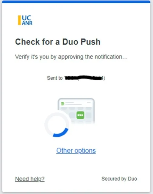 Duo login screen after April 7 change