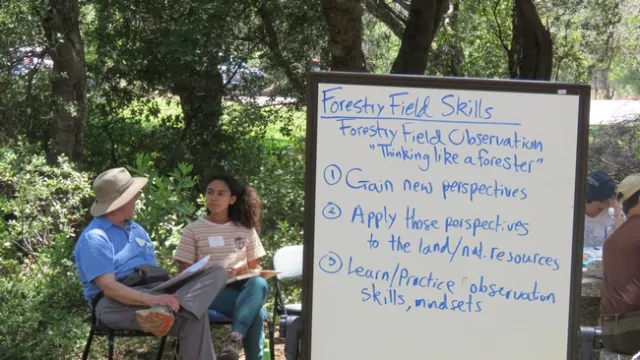 CA Tree School facilitated an environment for landowners and community members to connect over their passion for forests. Credit: G.Dean