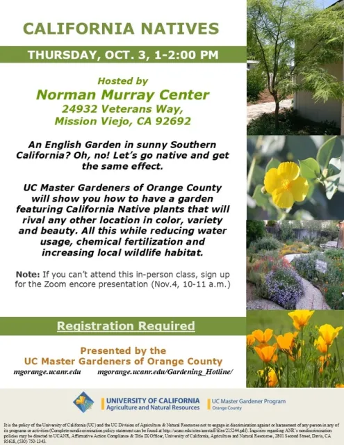 Embrace California Natives: Transform Your Garden—Join Us!