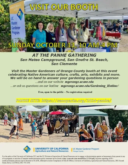 Stop by Our Booth at the Panhe Gathering for Gardening Tips & More