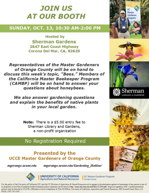 Buzz Over to Our Booth: Learn About Bees & Native Plants This Week