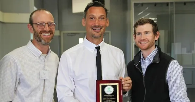 From left, Bruno Pitton, Gerry Spinelli and Grant Johnson.