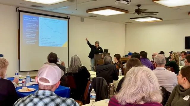 Glenda Humiston points out the 20-year decline in numbers of UC ANR academics is now rising.