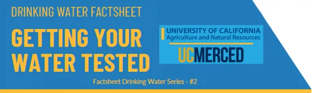 Drinking water fact sheet. Getting your water tested
