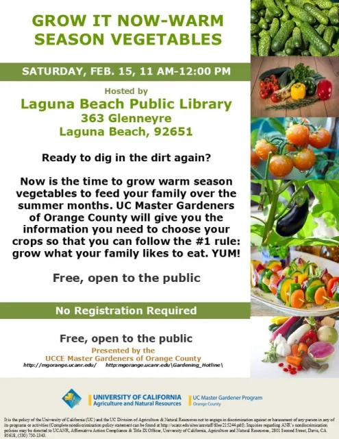 Get Growing! Learn How to Grow Warm Season Veggies Now