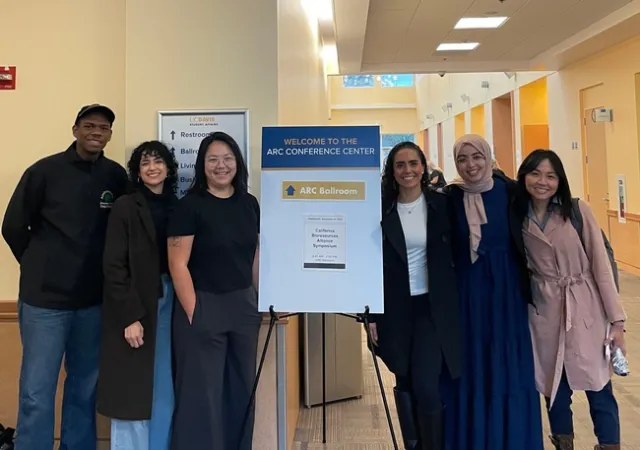 Cody with his BEAM Team at California Bioresources Alliance Symposium at UC Davis.