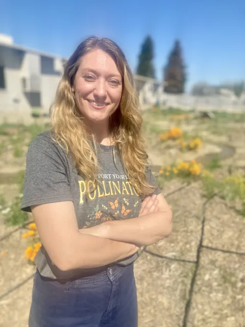 Art teacher Katie Howden