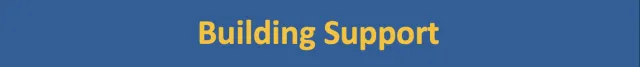 Building support banner