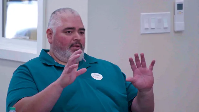 Middletown Rancheria Tribal Chairman Moke Simon speaks