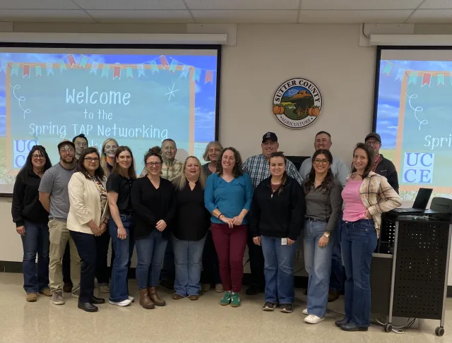 A group of TAPs at a networking event in the Yuba-Sutter area