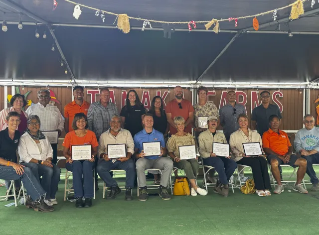 La industria agrícola de Irvine está representada por destacados miembros de la comunidad.