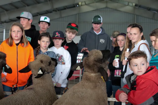 Kids at the Livestock Symposium