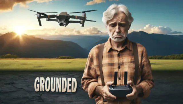 Grounded for drone flights image