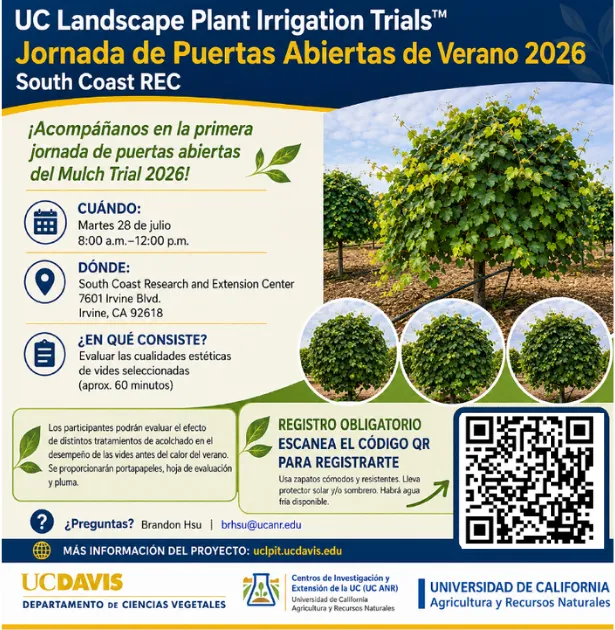 Flyer with the information to enroll in the workshop