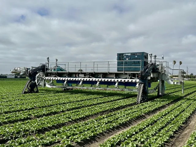 A multi-arm robotic platform selectively harvests mature vegetables and turns every field pass into useful crop data