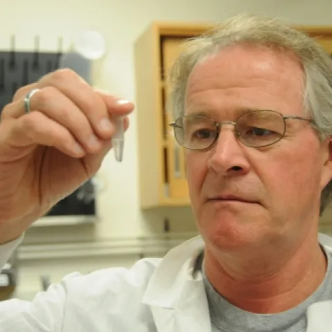 MEDICAL ENTOMOLOGIST--Thomas Scott, professor of entomology at UC Davis, is one of the leading authorities on dengue. (Photo by Kathy Keatley Garvey)