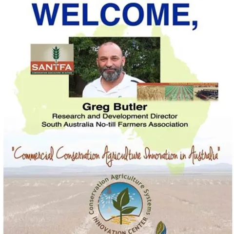 A flyer for the presentation given by Greg Butler.