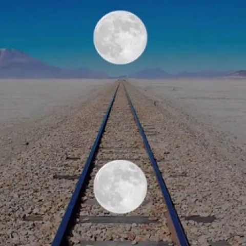 moon illusion rail