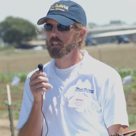 UC Cooperative Extension Weed Specialist Brad Hanson