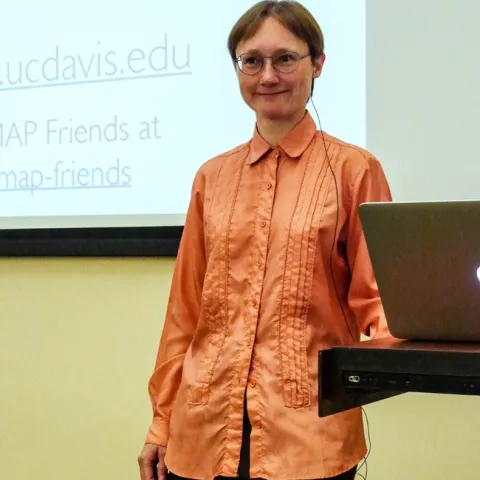 Veronika Hubeny, UC Davis professor of physics, will speak on “Wonders of Black Holes" at the LASER event.