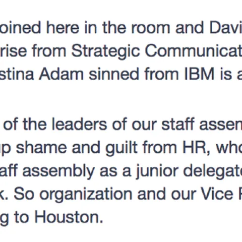 Please listen to the recording, the autogenerated transcript is unreliable.