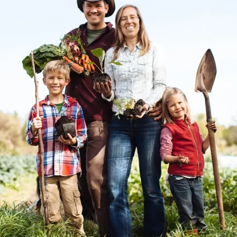 Farmer meeting on February 28, 2018 at Park Farming, Meridian, CA at which innovative reduced disturbance organic vegetable production systems were discussed and at which the Kaisers were recognized as CASI’s 2017 Farmer Innovators